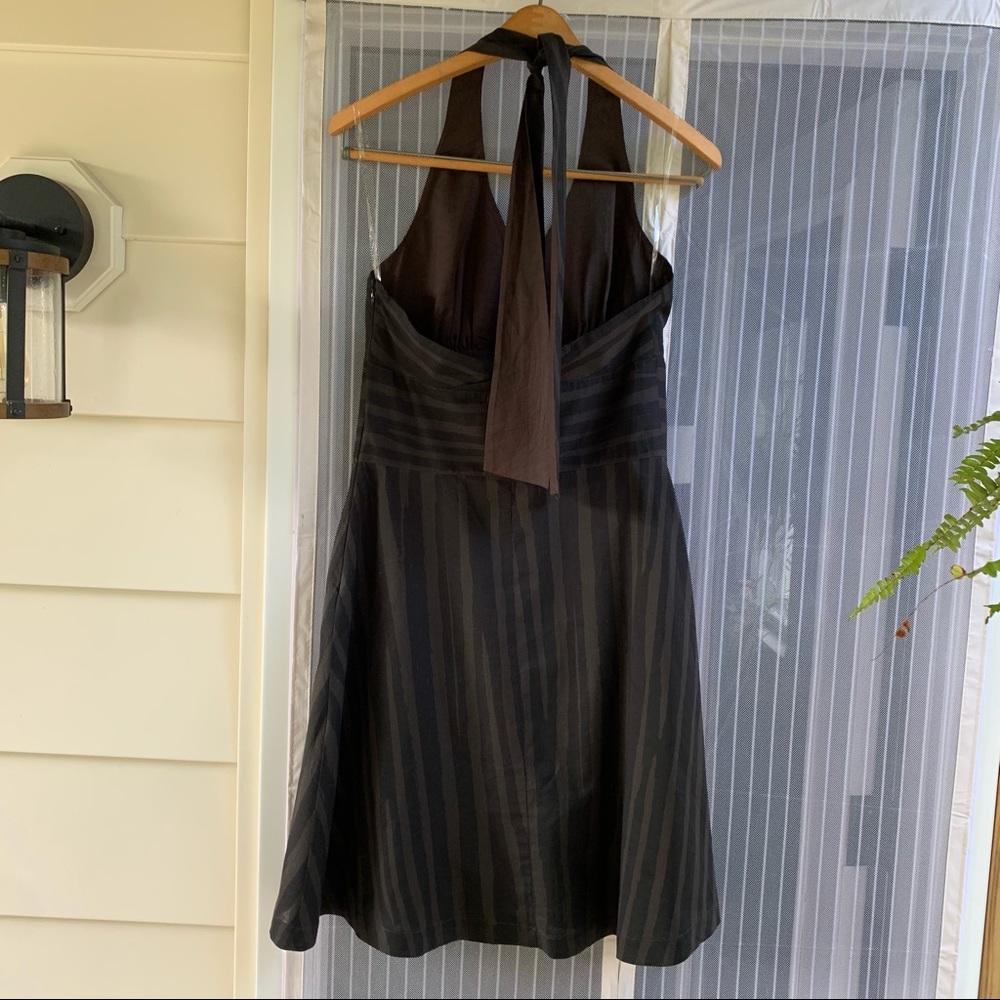 Rogan for Target brown zebra halter dress - Picture 3 of 9
